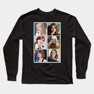 Emma Stone Photobooth Long Sleeve T-Shirt